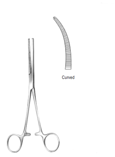 Kocher Artery Forceps Curved 14 CM (RG-272-14/J-17-406)