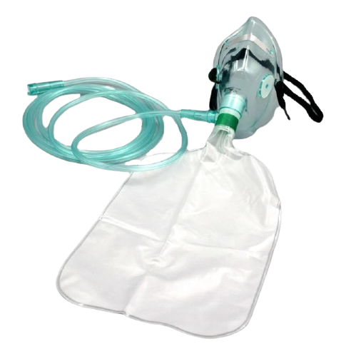 Non-Rebreathing Mask / Oxygen Mask With Reservoir Bag