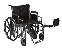 [13890] Steel Wheelchair K7 22"