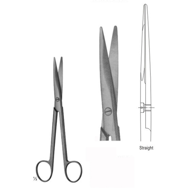 Metzenbaum Fino Scissor 18 CM Straight (GN-3222)