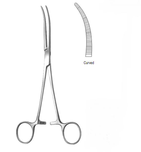[12888] Pean (Rochester) Forceps Curved 16 CM (GN-4227)