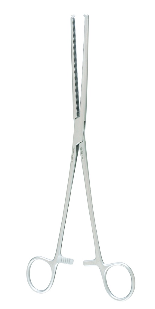 [12892] Rochester (Ochsner) Forceps With Teeth Straight 18 CM (GN-4244)