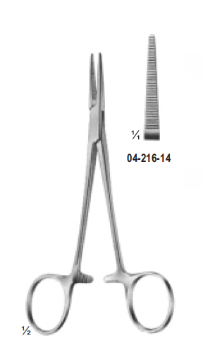 [13180] Baby-Crile Pean Forceps Straight 14 CM (GN-4291)