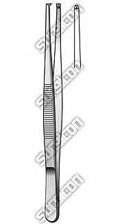 Standard Dressing Forceps With Teeth 13 CM J-16-030