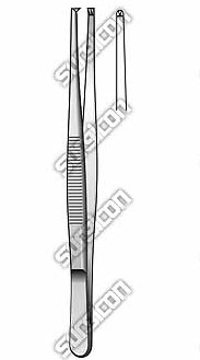 Standard Dressing Forceps With Teeth 16 CM J-16-032
