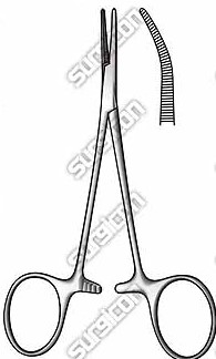 Micro-Mosquito Artery Forceps Curved 12 CM J-17-028