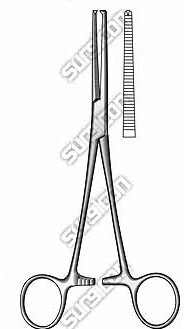 Rochester-Ochsner Forceps With Teeth  Straight 18 CM J-17-119
