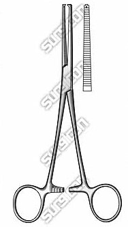 Rochester-Ochsner Forceps With Teeth  Straight 20 CM J-17-120