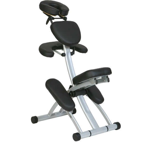 Deluxe Iron Portable Massage chair Black JFMC03