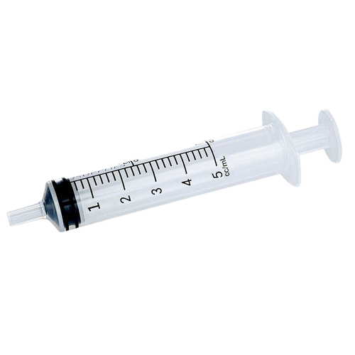 Syringe 5CC 23Gx1 1/4"