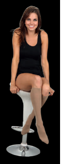 CCL-2 Under Knee Surgical Stocking-Open Toe ERSA 509/1 / V1101