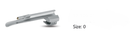 [10710] Miller Laryngoscope Blade Size 0 Straight