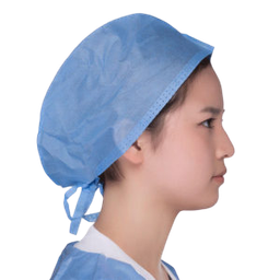 [11041] Dr. Caps Blue Non woven With Tie