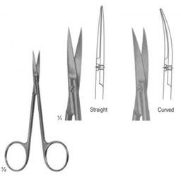[12864] Iris Scissor 11 CM (Sharp/Sharp) Lateral Angle (GN-3242)