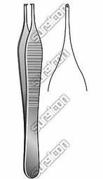 [10042] Adson Tissue Forceps with teeth 12 CM J-16-080