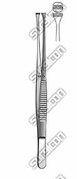 [10437] Nelson Tissue and Grasping Forceps 23 CM J-16-113.