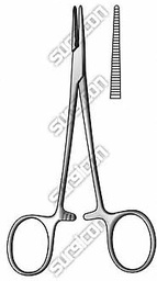 [10047] Halsted-Mosquito Forceps Straight 12.5 CM J-17-021