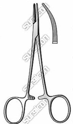[10048] Halsted-Mosquito Forceps Curved 12.5 CM J-17-022