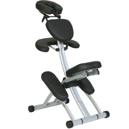 [12320] Deluxe Iron Portable Massage chair Black JFMC03