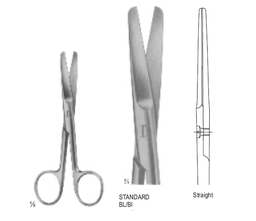 [13382] Operating Scissor (Blunt/Blunt) 14.5 CM Straight 02.103.14