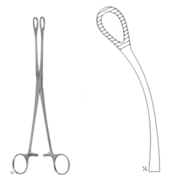 [12882] Foerster-Ballenger Forceps Curved 18 CM (GN-4168) 05-127-18