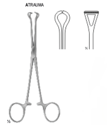 [13347] Babcock Tissue Forceps 16 CM 14-124-16